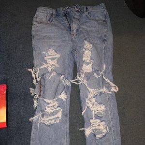 American Eagle ripped jeans